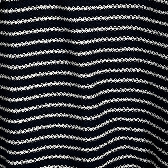 Talbots Plus size 2x nautical sweater, blue white, boat neck, cotton, spring - Picture 3 of 9